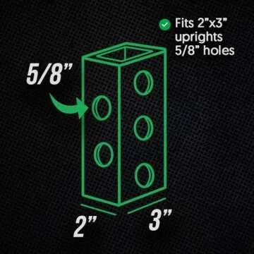 Fringe Sport Garage Series Squat Rack with Pull Up Bar - Compact 4'x4' Power Rack for Home Gym, Versatile Squat Cage for Powerlifting and Strength Training, 750lb Squat Rack Weight Capacity