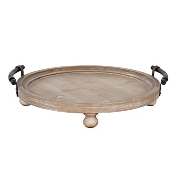 Kate and Laurel Bruillet Decorative Wooden Tray 15 Inch