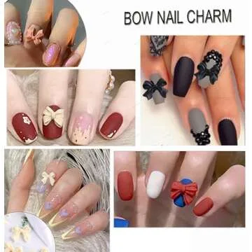3D Bow Nail Charms for Stunning Nail Art Designs