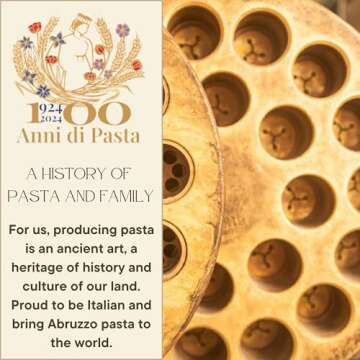 Rustichella d'Abruzzo Fusilli col Buco 17.6 - Classic Authentic Italian Long Curly Pasta - Perfect for Tomato or Olive Oil Sauces