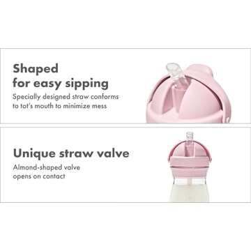 OXO Tot Transitions 9 oz. Straw Cup - Blossom