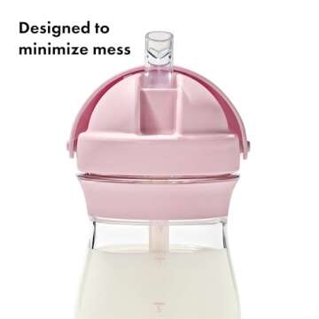 OXO Tot Transitions 9 oz. Straw Cup - Blossom