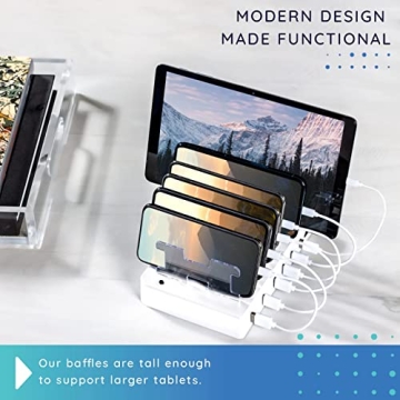 Hercules Tuff 6-Port USB Fast Charging Station Multiple Devices