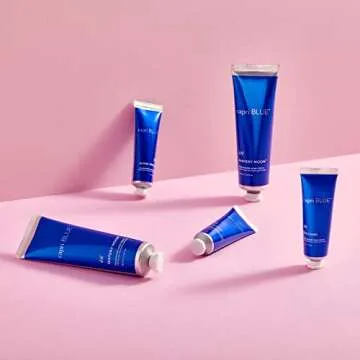 Capri Blue Hand Cream for Dry Cracked Hands – Blue Jean Moisturizing Jojoba Oil & Shea Butter Lotion – Dry Hand Cream Travel Size Tube – Paraben, Sulfate, Cruelty-Free Vegan Lotion (3.4 Oz)