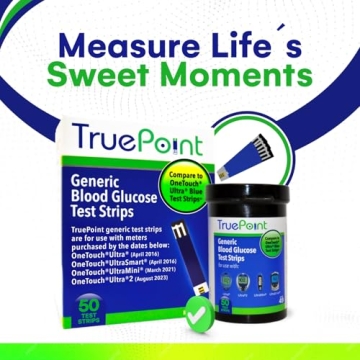 TruePoint Glucose Test Strips Compatible with OneTouch Meters