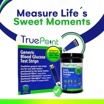 TruePoint Glucose Test Strips Compatible with OneTouch Meters