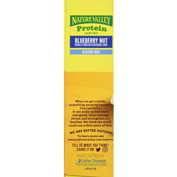 Nature Valley Protein Granola Bars - Blueberry Nut Chewy Snack - 12 Pack