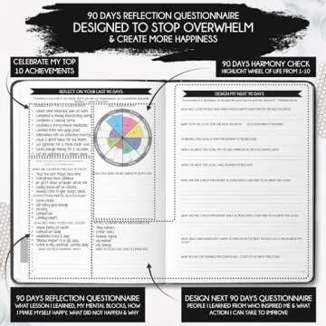 Law of Attraction Planner 2025 - Hourly, Weekly & Monthly Goal Setting Planner, 12 Month Journey to Increase Productivity | Life & Gratitude Journal, Include Foldable Vision Board, Gift Box & Stickers