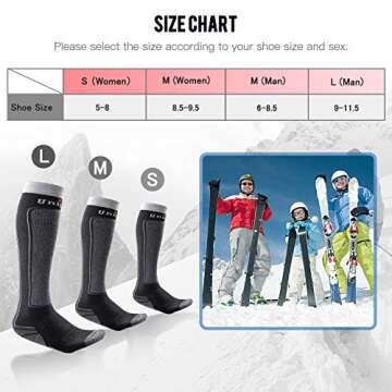 Unigear Ski Socks for Warmth and Comfort in Winter
