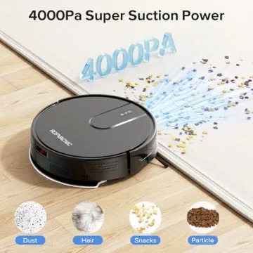 ROPVACNIC Robot Vacuum Smart 2-in-1 Mop and Vacuum