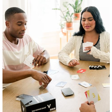 The Voting Game - The Hilarious Adult Party Card Game About Finding Out Who Your Friends are - Perfect for College Students, Fun Parties and Board Games Night with Your Group