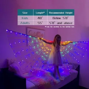 Enchanting ZFBIRD LED Butterfly Wings for All Ages