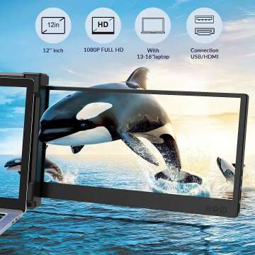 FICIHP Laptop Monitor 12''