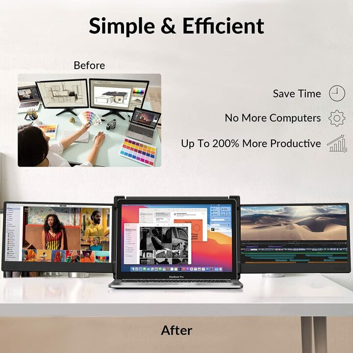 FICIHP Laptop Monitor 12''