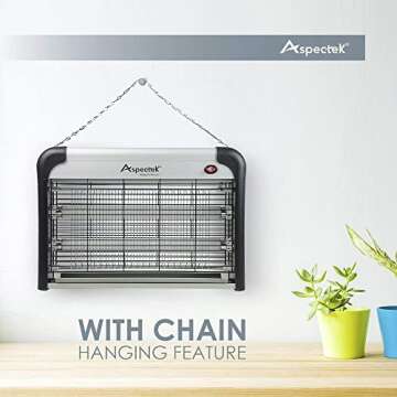 ASPECTEK Bug Zapper Powerful Insect Killer for Indoor Use