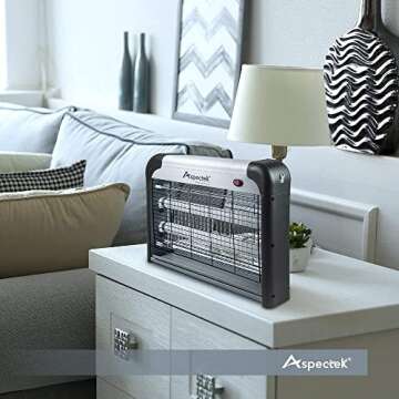 ASPECTEK Bug Zapper Powerful Insect Killer for Indoor Use