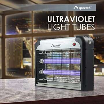 ASPECTEK Bug Zapper Powerful Insect Killer for Indoor Use