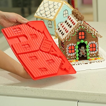 Gingerbread House Kit Silicone Baking Mold for Christmas