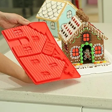 Gingerbread House Kit Silicone Baking Mold for Christmas