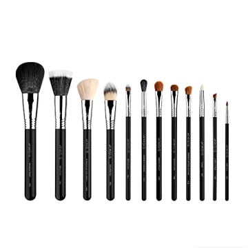 Sigma Beauty Essential Makeup Brushes Set – Professional Grade Makeup Brush Set with Premium Fiber...