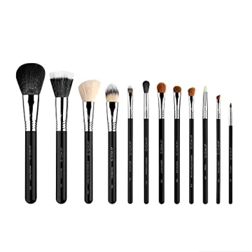 Sigma Beauty Essential Makeup Brushes Set – Professional Grade Makeup Brush Set with Premium Fiber...
