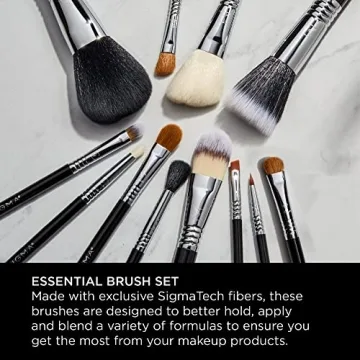 Sigma Beauty Essential Makeup Brushes Set for Flawless Looks