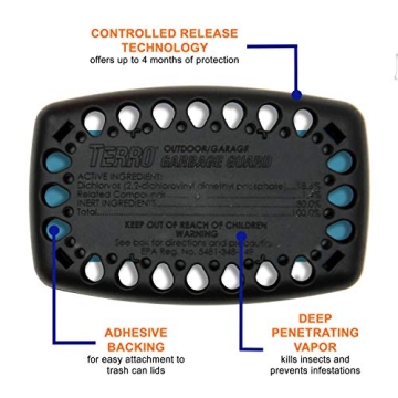 TERRO T800 Garbage Guard Insect Killer for Trash Cans