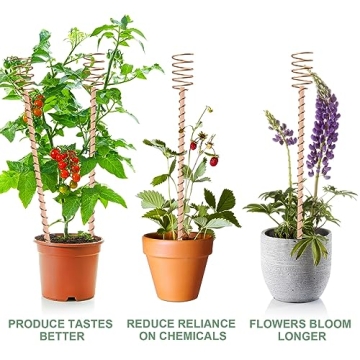 Electroculture Plant Stakes for Thriving Gardens