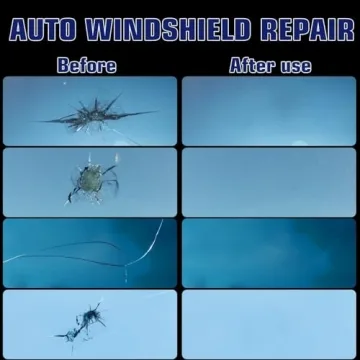 Professional Windshield Repair Kit with UV Curing Light