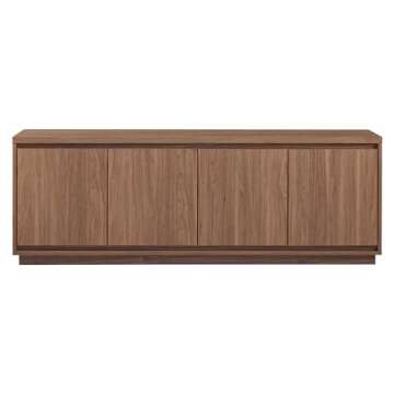 Stylish Henn&Hart Presque TV Stand - Accommodates TVs up to 75"