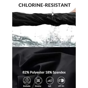 BALEAF Women's Modest Bikini Swim Top Bra Full Coverage Push Up Swimsuit Tops Adjustable Straps Sports Athletic Black S