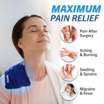 Cryo-Max Cold Pack, 8 Hour Reusable Cold Therapy Ice Pack for Elbows, Knees, Neck + More, Medium, 6" x 12" (1 Count)