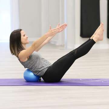 OPTP Franklin Method Air Ball - Inflatable 9 Inch Pilates Ball for Core and Strength Training, Workout Ball for Exercise, Fitness Routines, and Franklin Method Exercises