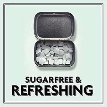 ALTOIDS Smalls Peppermint Breath Mints Sugar Free Hard Candy Bulk, 0.37 oz Tins (Pack of 9)