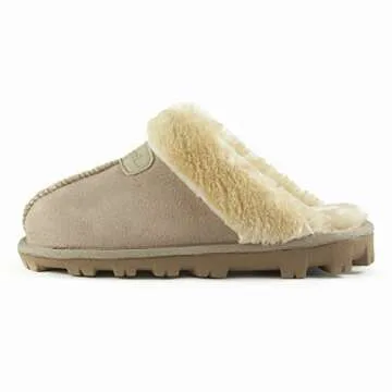 CLPP'LI Women's Slip-On Faux Fur Warm Winter Mules for Cozy Style