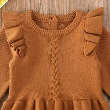Adorable Newborn Baby Knit Romper Sweater for Winter