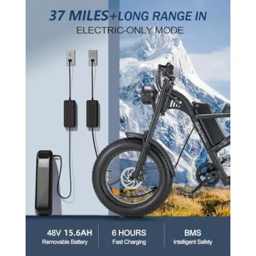 Riding'times 1500W Electric Bike for Thrilling Rides