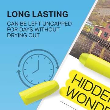 Sharpie Gel Highlighters, Bullet Tip, Assorted Fluorescent Highlighter Markers, 5 Count Pack, Smear And Bleed Resistant, Long-Lasting And Won'T Dry Out