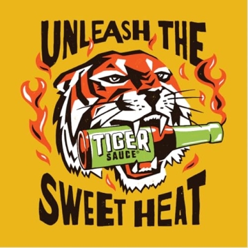 Tiger Sauce Original Hot Sauce, Sweet and Spicy Flavor