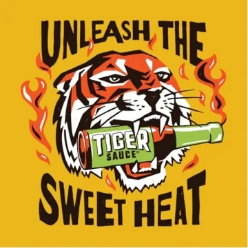 Tiger Sauce Original Hot Sauce, Sweet and Spicy Flavor