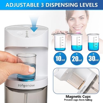 ZOFGENOW Automatic Mouthwash Dispenser for All Ages