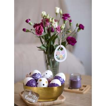 Serene Spaces Living Lightweight Antique Brass Decorative Bowl - Elegant Potpourri Catchall for Diwali Home Décor, Entryway and Dining Table, 2.75" Tall & 7.5" Diameter