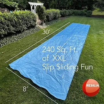 RESILIA Super Slip Lawn Water Slide 30 Feet for Fun