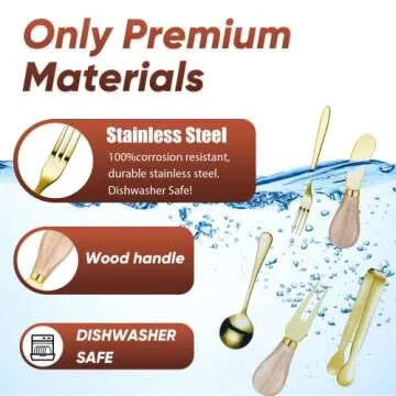 Elegant Charcuterie Spreader Knife Set - 18 Pieces - All Occasions