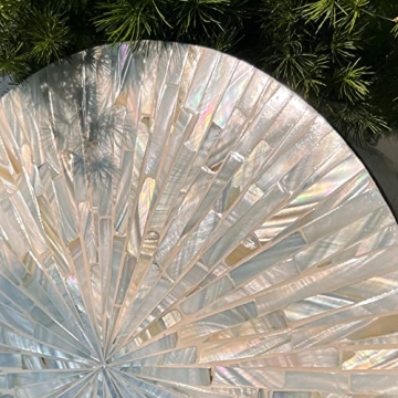 TEIPAI Handmade Beach Mirror Wall Decor Set for Home