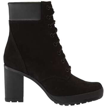 Timberland Women's Camdale 6in Boot Fashion, Black Nubuck, 8.5 M US