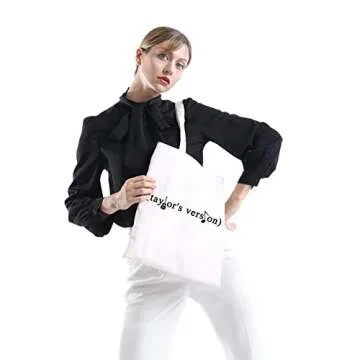 POFULL Music Lover Gift Song Lyrics Gift Singer's Merchandise Music Album Gift For Fan (version tote bag)