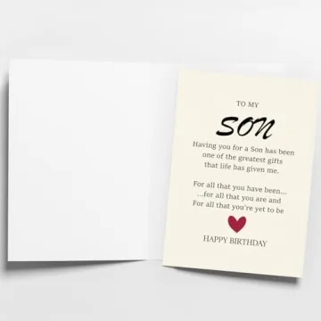Son Birthday Card - Perfect Gift for Special Days
