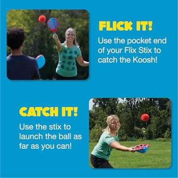 Koosh Flix Stix - Engaging Outdoor Game for Family Fun