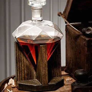 Prestige Diamond Decanter - Perfect Gift for Spirits Lovers
